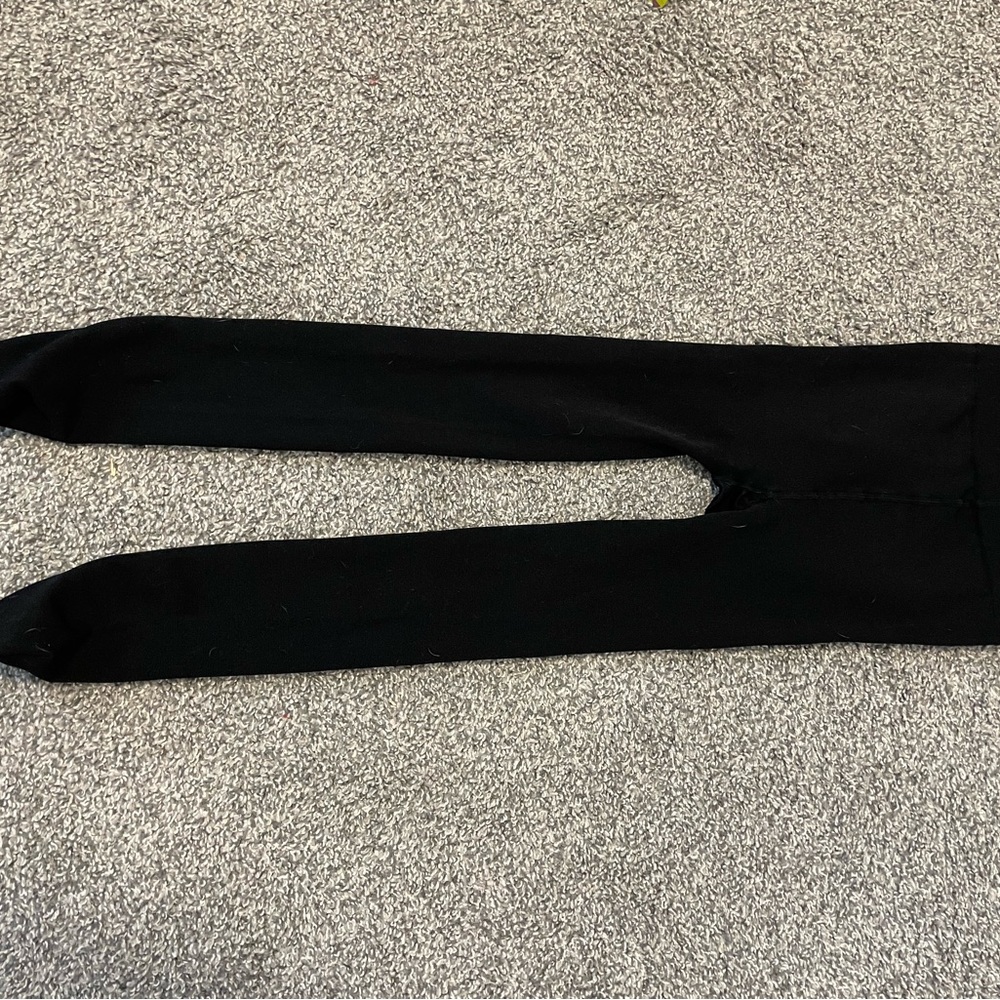 Black maternity tights
